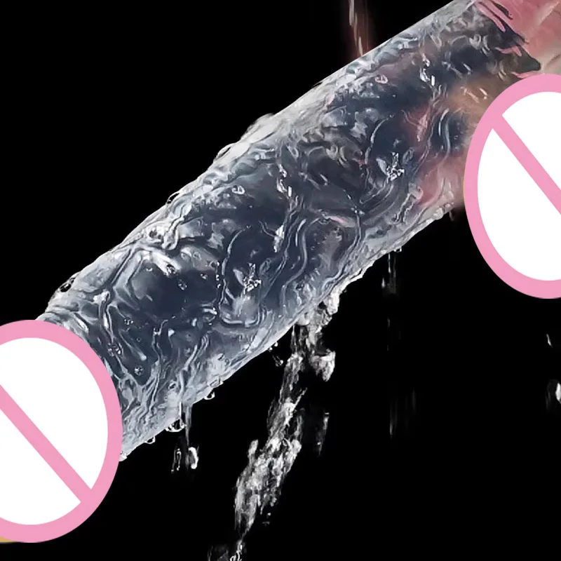 Transparent Realistic Dildo Butt Plug Waterproof Big Dick Strong Suction Cup Anal Masturbation Adult Sex Toys for Women Gay 18+ view 5