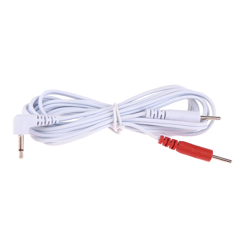 2.5mm Electrotherapy Electrode Lead Electric Shock Wires 1.5m Cable for TENS Massager Connection Massage Therapy