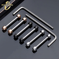 Watch end Strap connector inner Hexagon watch screw tube rod rose gold black silver watch linker For Tissot T-race T-sports T048