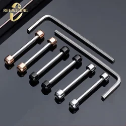 Watch end Strap connector inner Hexagon watch screw tube rod rose gold black silver watch linker For Tissot T-race T-sports T048