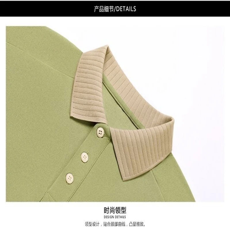 New men's high-quality short sleeved polo shirt, summer fashion, casual, sweat absorbing, breathable and cool top