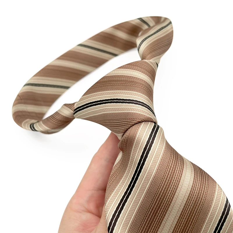 VEEKTIE Brand Champagne Striped Neckties Men Gentlemen Floral Patchwork Light Color Check Old Retro Wedding Accessories Cosplay