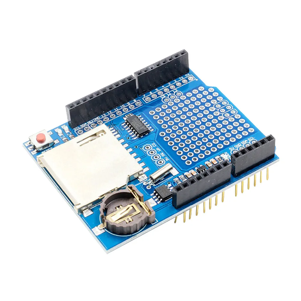 Module Data Logging Shield V1.0 Real Time Clock Battery Backup Interface Compatible for Arduino Mega