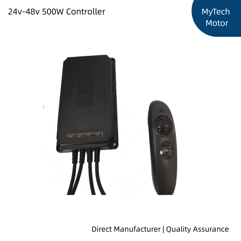 24-48V 500W Dual Channel Programmable Servo Motor Driver, CANopen BLDC Controller W/ Encoder Feedback & E-Brake for Robotics/AGV