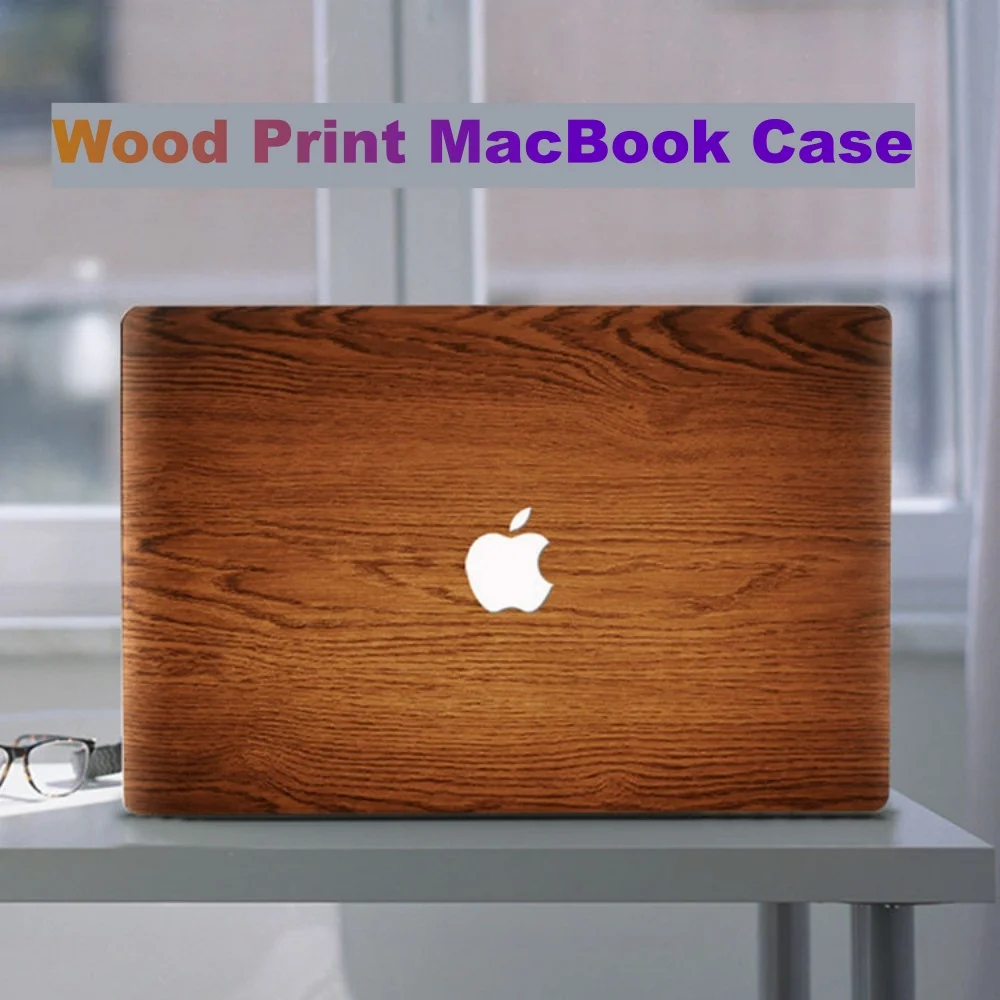 Wood Grain Anti Drop Computer Case Macbook Air M2 A2681 A3113 A3240 Pro14 A2442 A2779 A2918 Pro16 A2485A2780 A2991 Laptop Sleeve