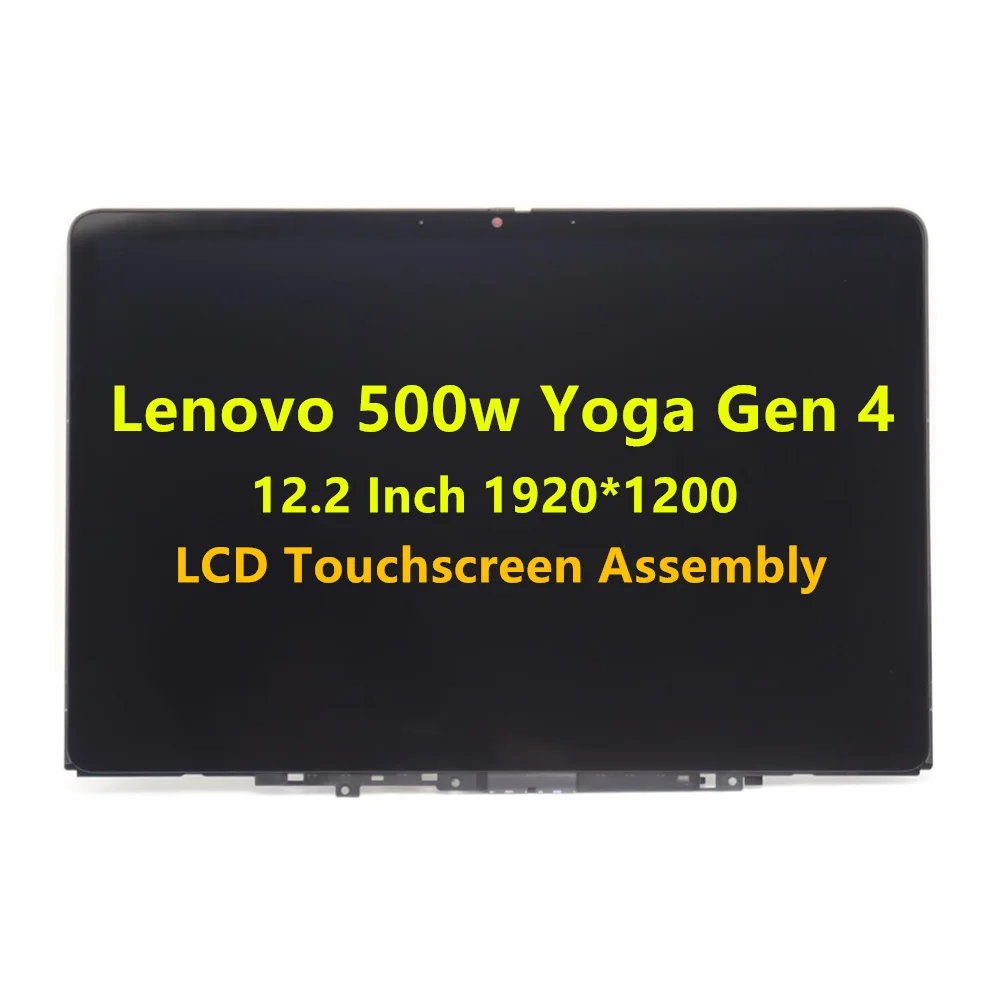 

12.2" Screen Replacement Compatible for Lenovo 500w Yoga Gen 4 5M11N59374 LCD Touch Screen Digitizer Assembly Bezel (1920x1200)