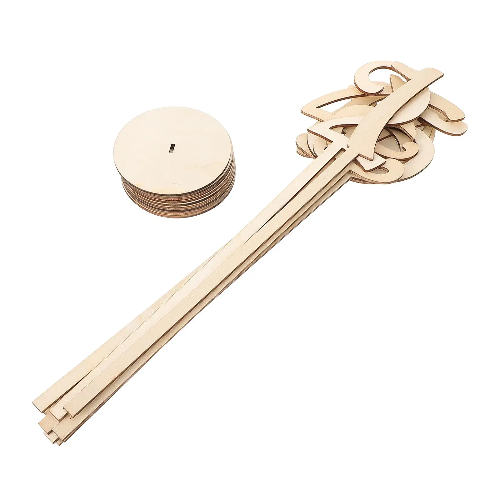 

10 Pcs Number Railing Home Decor Vintage Table with Base Holder Calendar Banquet