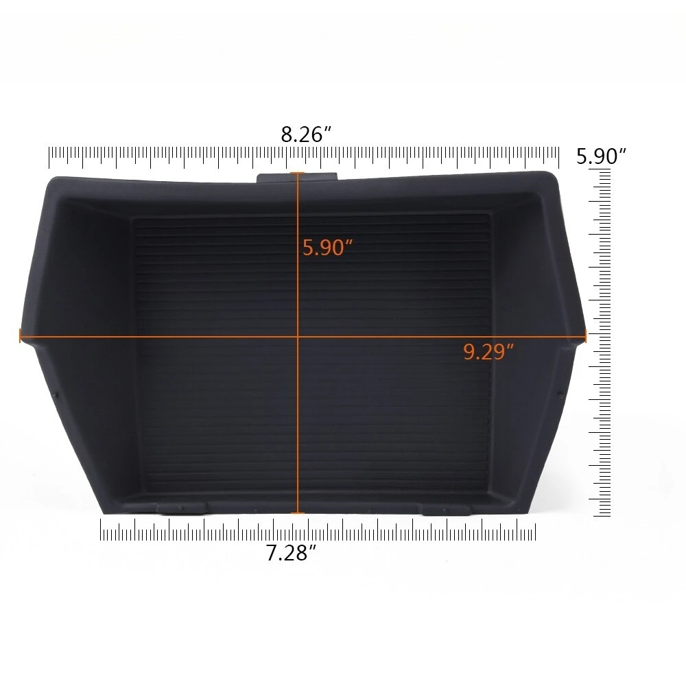 Fit For 2015-2018 Dodge Ram 1500 2500 Front Center Console Mat Insert Rubber 1PC