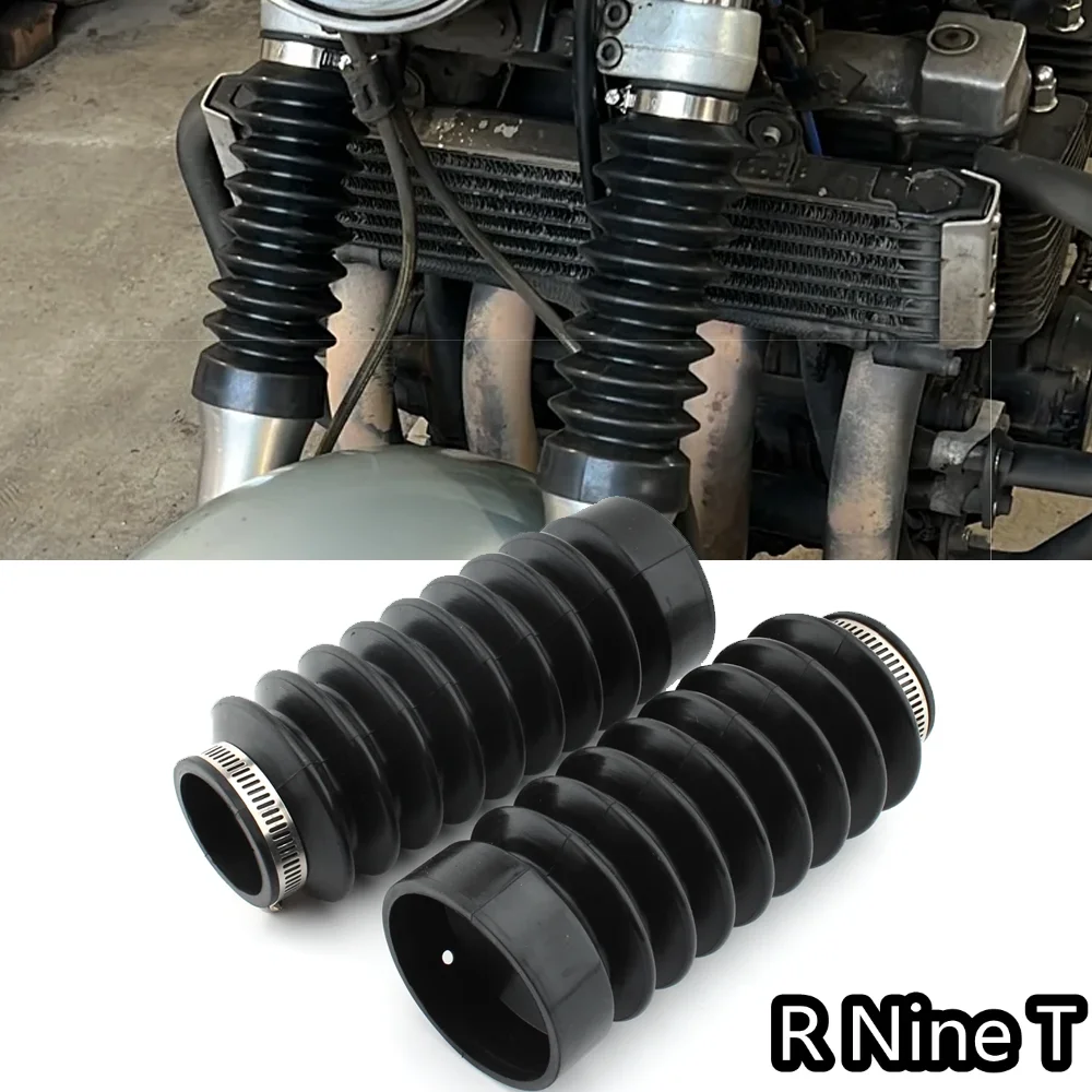 For BMW R Nine T 2017-2025 Motorcycle Front Fork Boots Urban Pure Scrambler Gaiters Gators Boot Shock Protector Dust Rubber