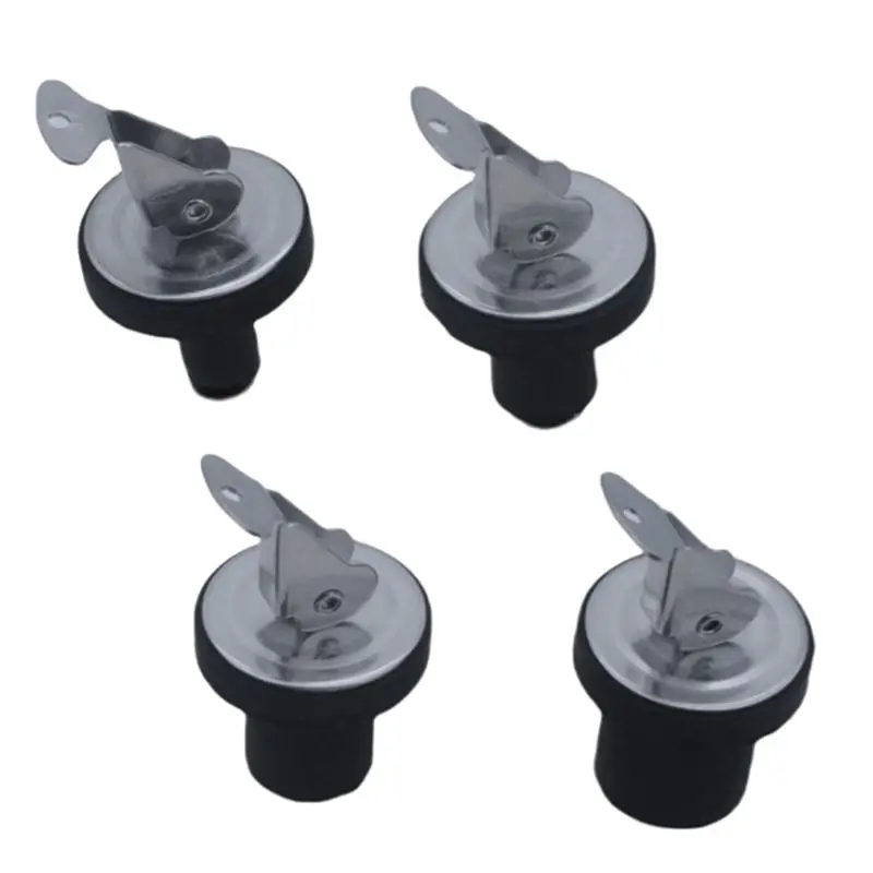 ABLB-Compression Drain Plug Steel Screw Type Rubber Seal Yacht Boat Drain Plug For 3/8In 1/2In 5/8In 3/4In Diameter Drains