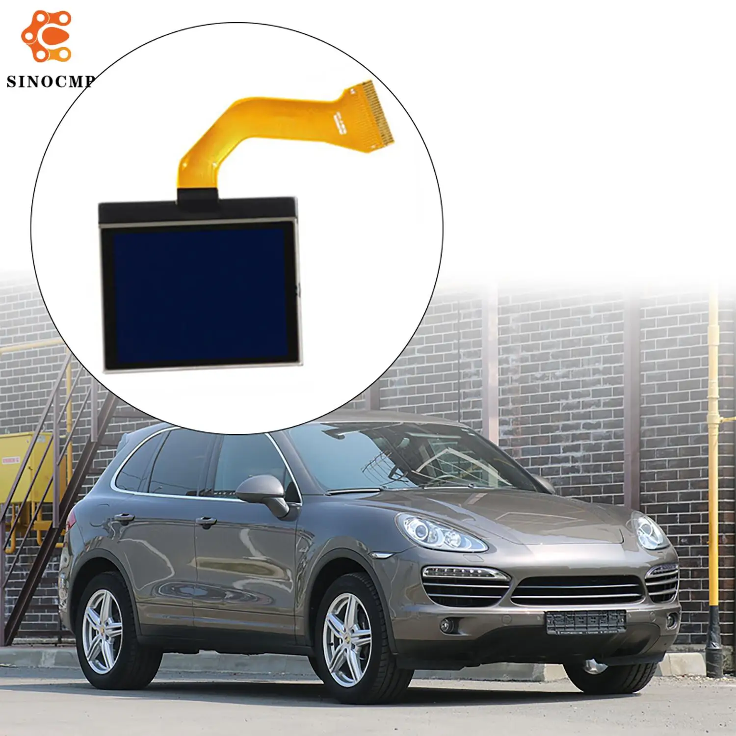 

Dashboard Monochrome LCD Screen 7L6920 970D 7L6920970R/L For VW Touareg V6 Porsche Cayenne Cayenne S GTS LCD Screen Pixel Repair