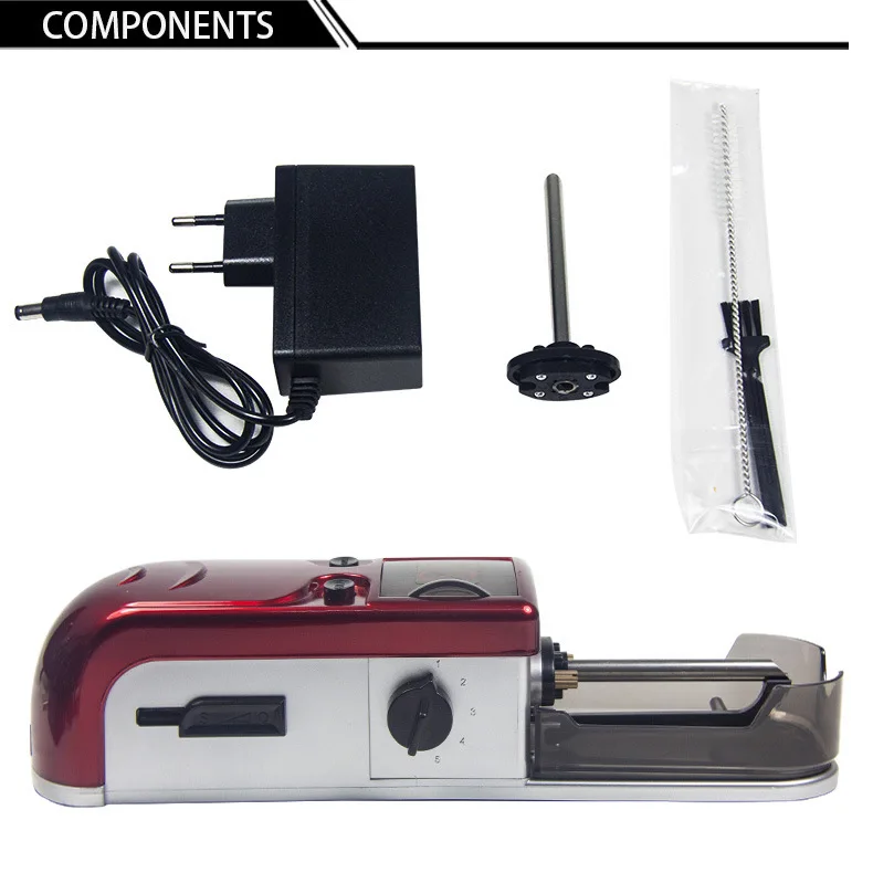 

Custom Logo Electronic Fully Automatic 8/6.5mm Cigarette Rolling Tobacco Grinder New Sale Metal Cigarette Rolling Machine