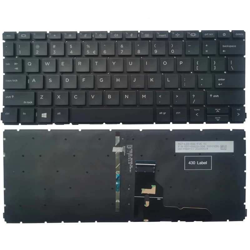 

US Backlight New Laptop Keyboard for HP ProBook 430 G8 435 G8 m03445-B31 L93087-B31 sn9192BL sG-A2171-xUA