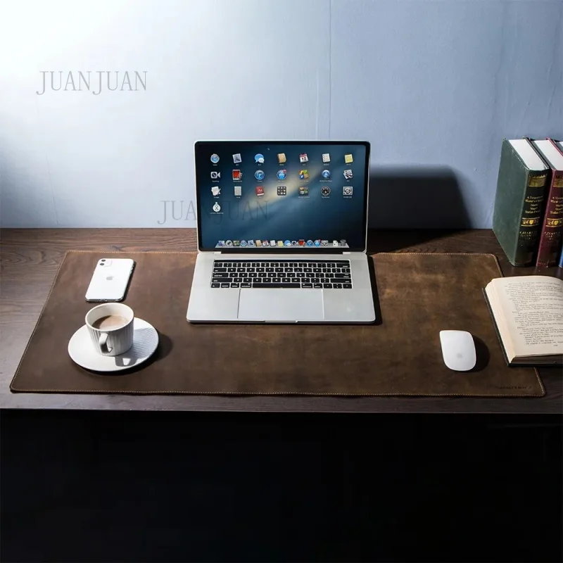 A+ FOR Genuine Leather Office Computer Desk Mat Lagre Keyboard Game Mouse Laptop Pad