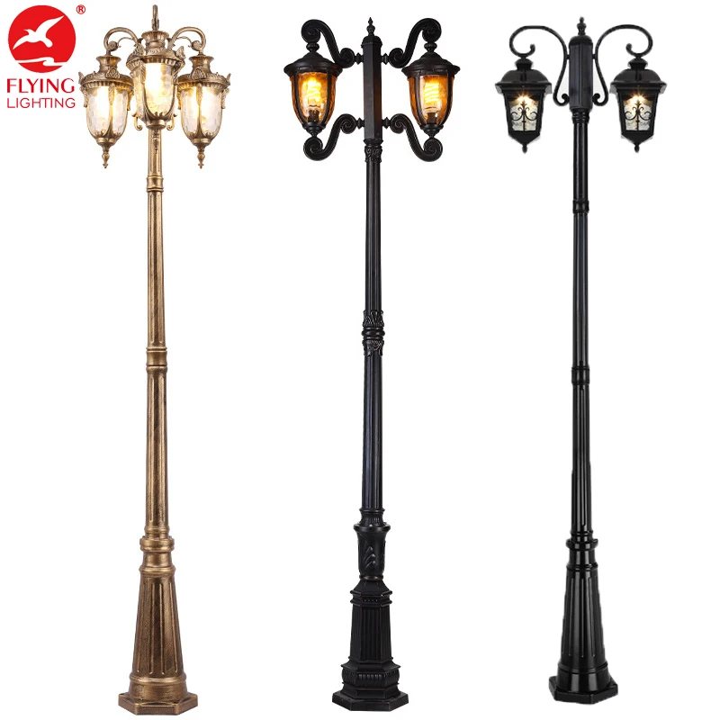 

Flyinglighting Garden Post Lamp Pole Light Solar Outdoor OEM Factory