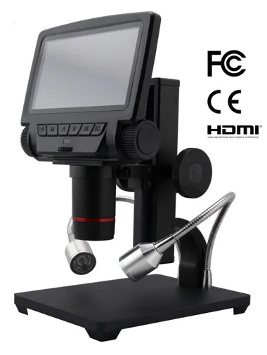 ADSM301 5Inch display  Screen remote control long object distance digital microscope in Stock