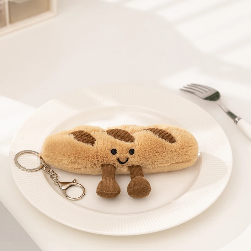 Cartoon Spaß Heißer Verkauf Cookie Plüsch Puppe Pentant Kuchen Baguette Zimt Teekanne Kaffee Tasse Plüsch Spielzeug Wohnkultur Geschenk Für Kinder