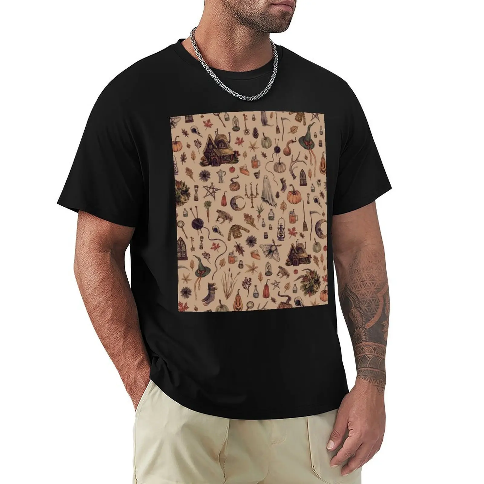 Rustic Brown Cozy Crone T-Shirt Street Style Casual Tee Shirt