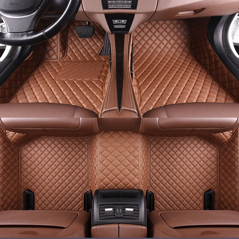 

Custom fit For Coverage Car Floor Mats for Nissan Models Leather Waterproof Dirt Resistant Compatible with Both LHD RHD