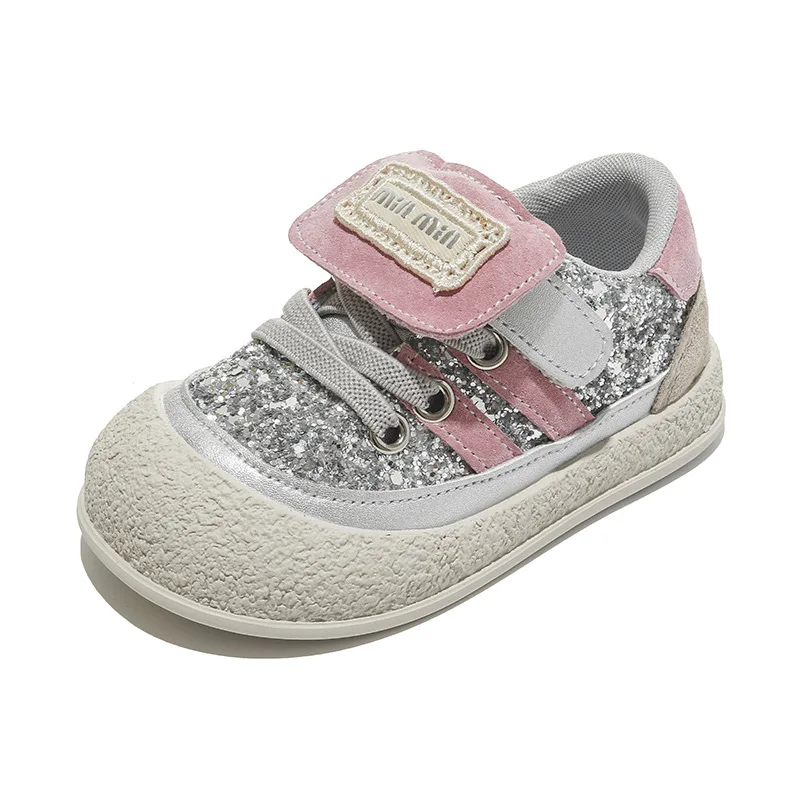 Sneaker di tendenza All-match per bambini primaverili e autunnali per bambini scarpe da passeggio Casual traspiranti per bambini e bambine