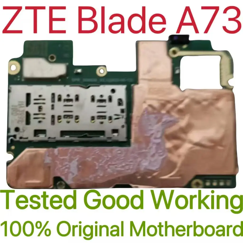 Global Version Original Unlocked Motherboard for ZTE Blade A73 Tested Circuit Plate Main Logic Board for ZTE Blade A73