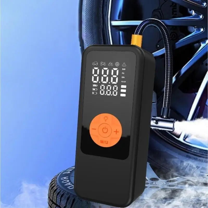 D5BE Tire Inflator Portable Air Compressor,Fast Inflation Cordless Air Compressor, Electric Air Pumps for Car Motorcycle