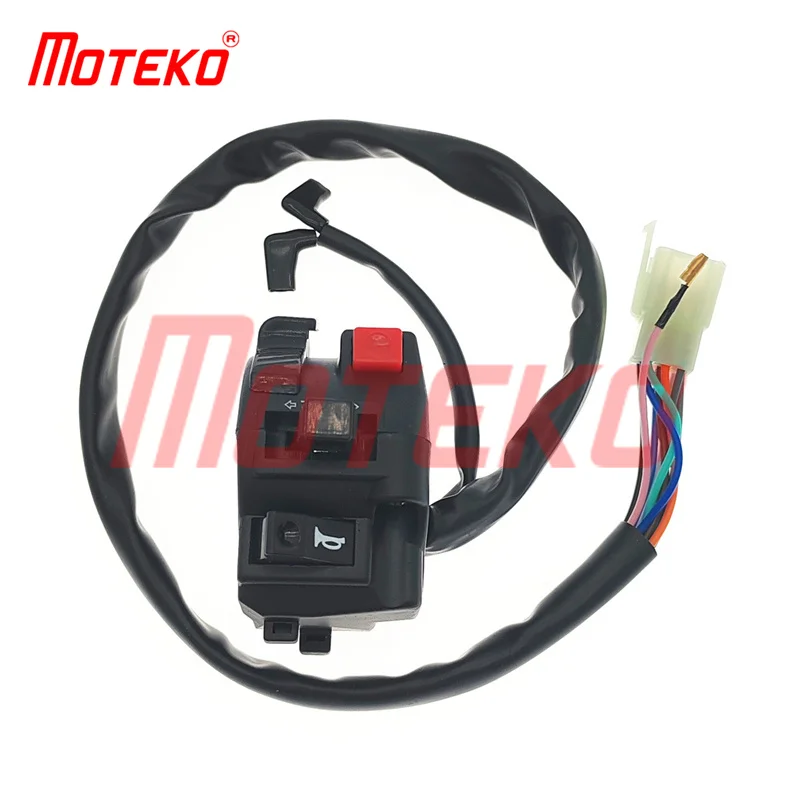 

BX1407217 MOTORCYCLE LEFT HANDLE SWITCH TURN SIGINAL INDICATOR SWTICH FAR NEAR LIGHT SWITCH FOR SKUA150 SKUA200 BROSS200