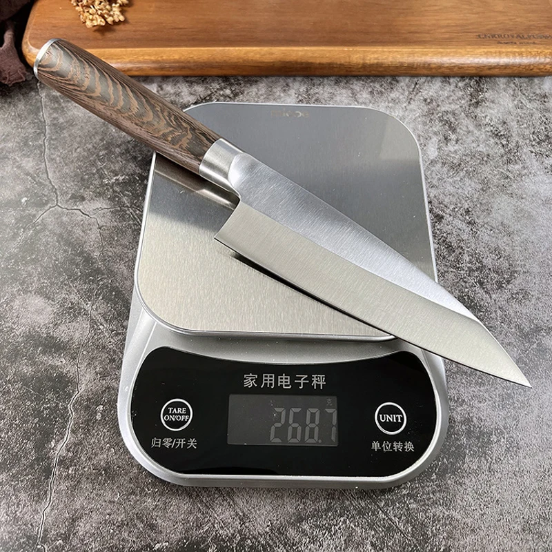 Deba Knife Gyuto Knife with Scabbard X8Cr14MoV Forged Steel 58±2 HRC Kitchen Knives Japanese Deba Fish Head Knife Sharp Tools