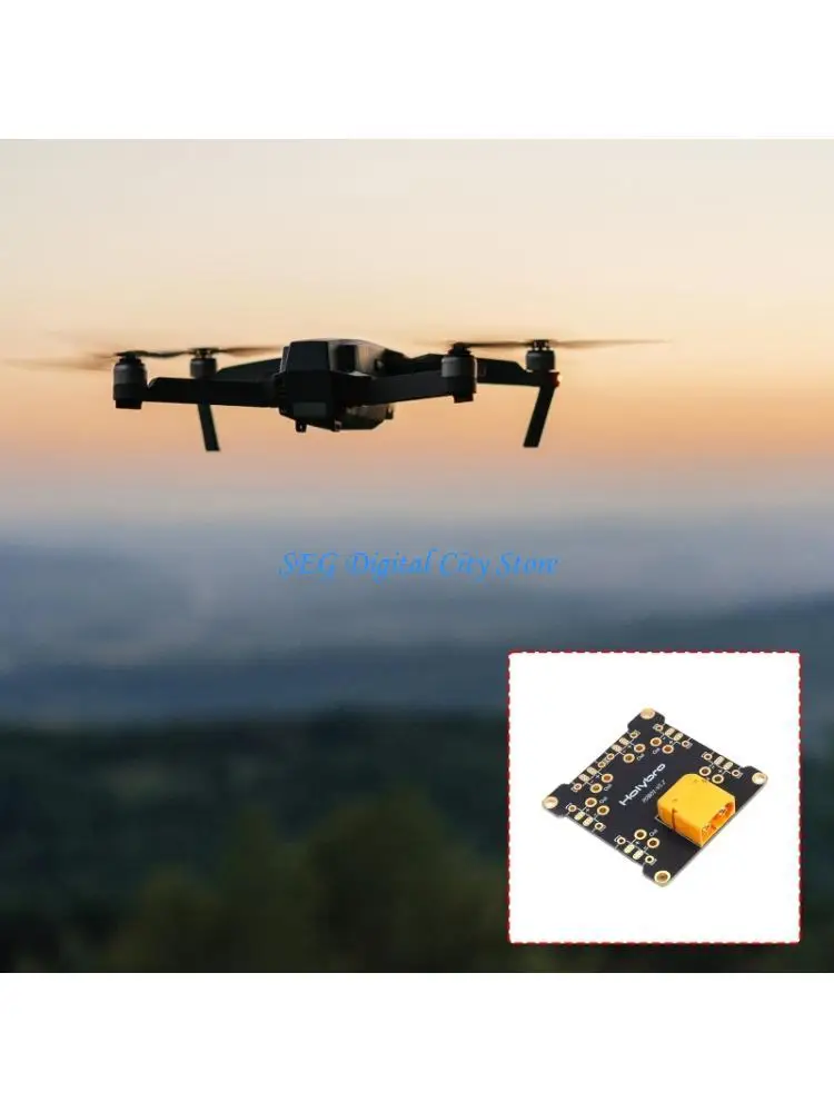 U75B XT30 Connector Power Distribution Board For PM02 PM02D PM03 PM06 PM07 Power Module 60A Current 45x45mm Mount Hole