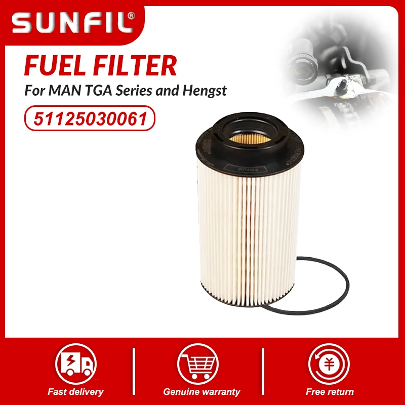 

51125030061 51125030109 10039308 5021185603 Паливный фильтр PU1059X для серии MAN TGA и Hengst