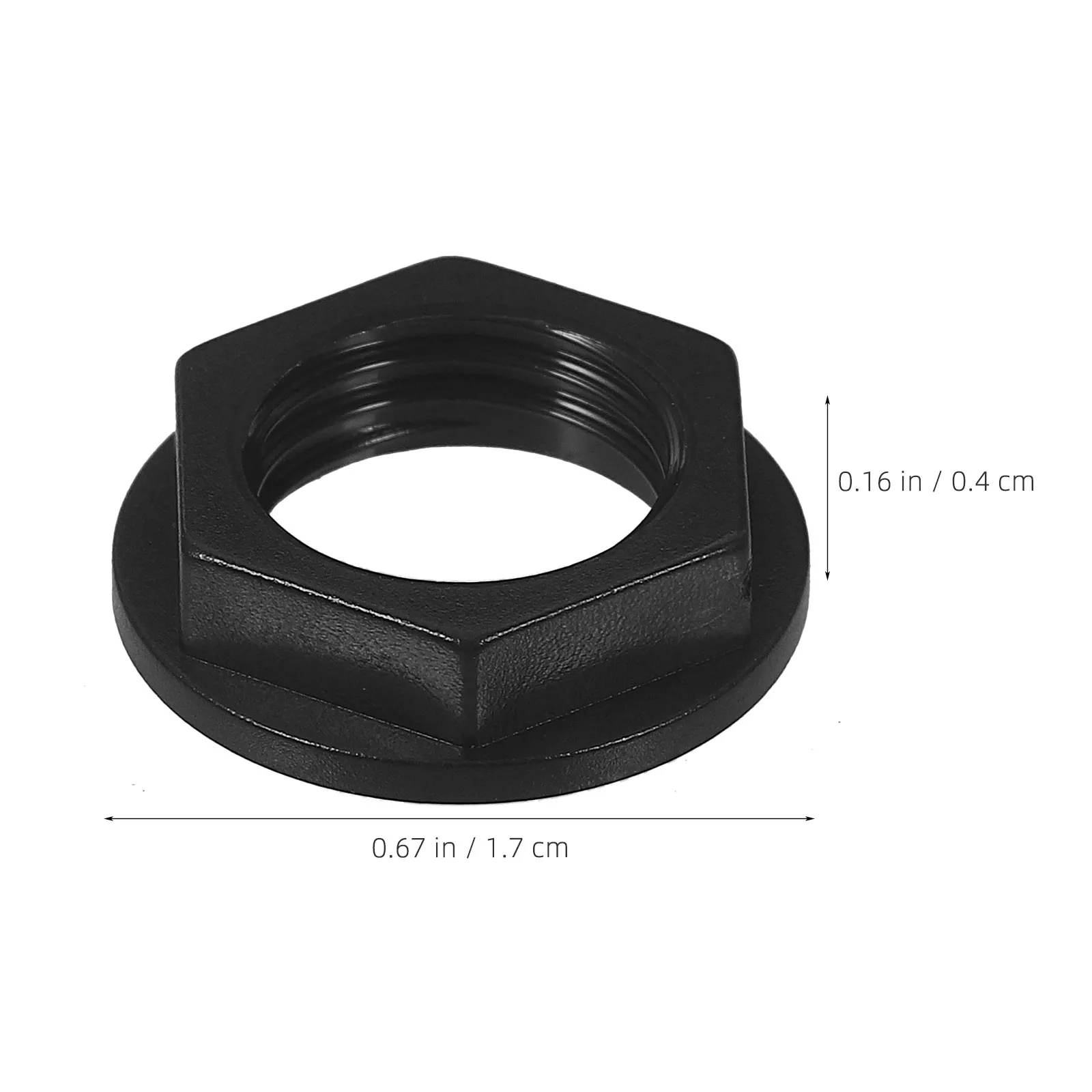 100Pcs Jack Socket Nuts Audio Jack Mounting Nut Secure Fastening Guitar Microphone Repair Replacement Parts Acoustic Guitar view 3