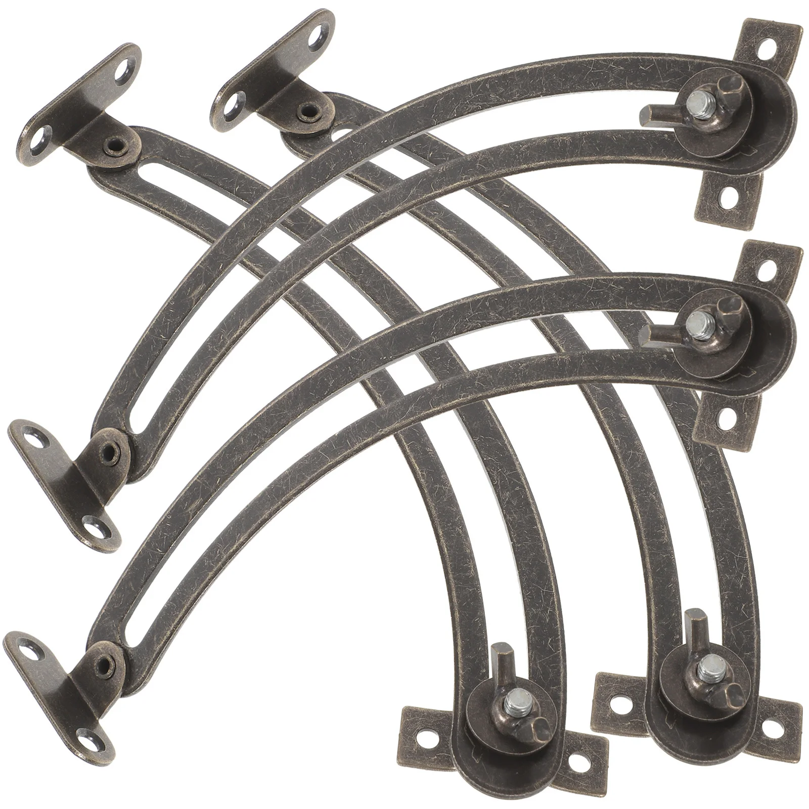 

4Pcs Lift and Up Hinge Soft Close Cabinet Door Slow Close Hinges Cupboard Lid Support Damper Lift and Up Hinges