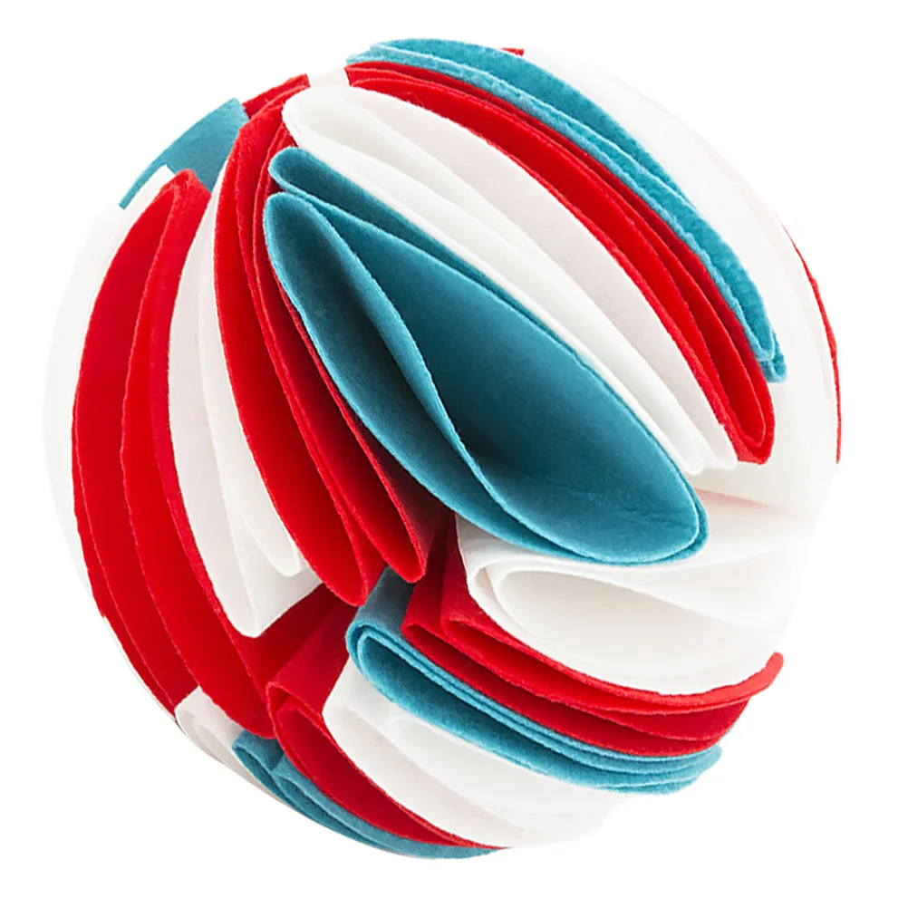 

Pet Dog Sniff Ball Colorful Felt Molar Chewing Teething Pet Slow Feeder Food Leakage Plaything Safe Abrasion Resistant Reusable