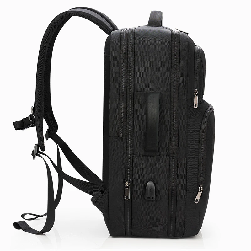 OIWAS Large Capacity Expandable Laptop Backpack USB Charging Port 17.3Inch Waterproof Business Travel Computer Bag for Men Women