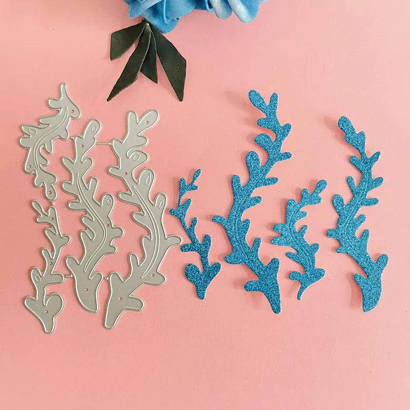 Aquatic plants decoration die Metal Cutting Dies DIY Scrapbook Paper Cards Embossing Craft Die Cut handmade craft