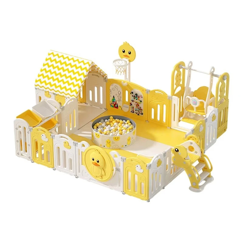 

Современный пластиковый складной манеж для младенцев и малышей, безопасный игровой барьер для дома