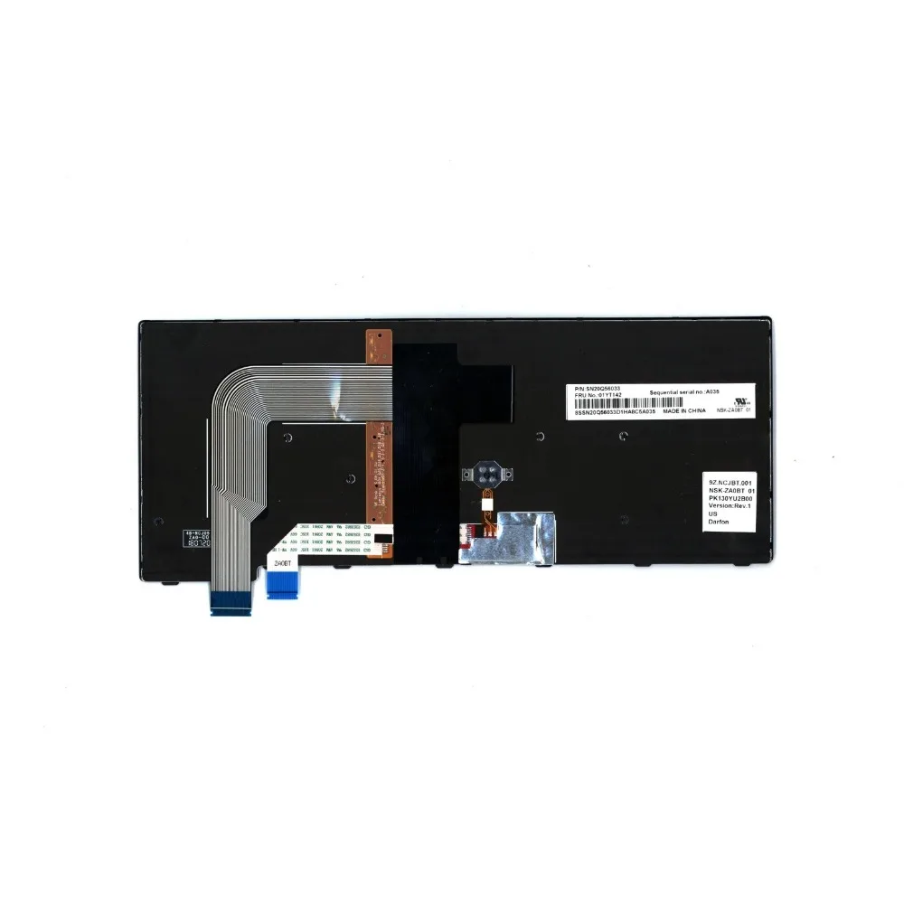 New Original For Lenovo T460S T470S 13 Gen 2 Laptop US backlit keyboard 00PA452