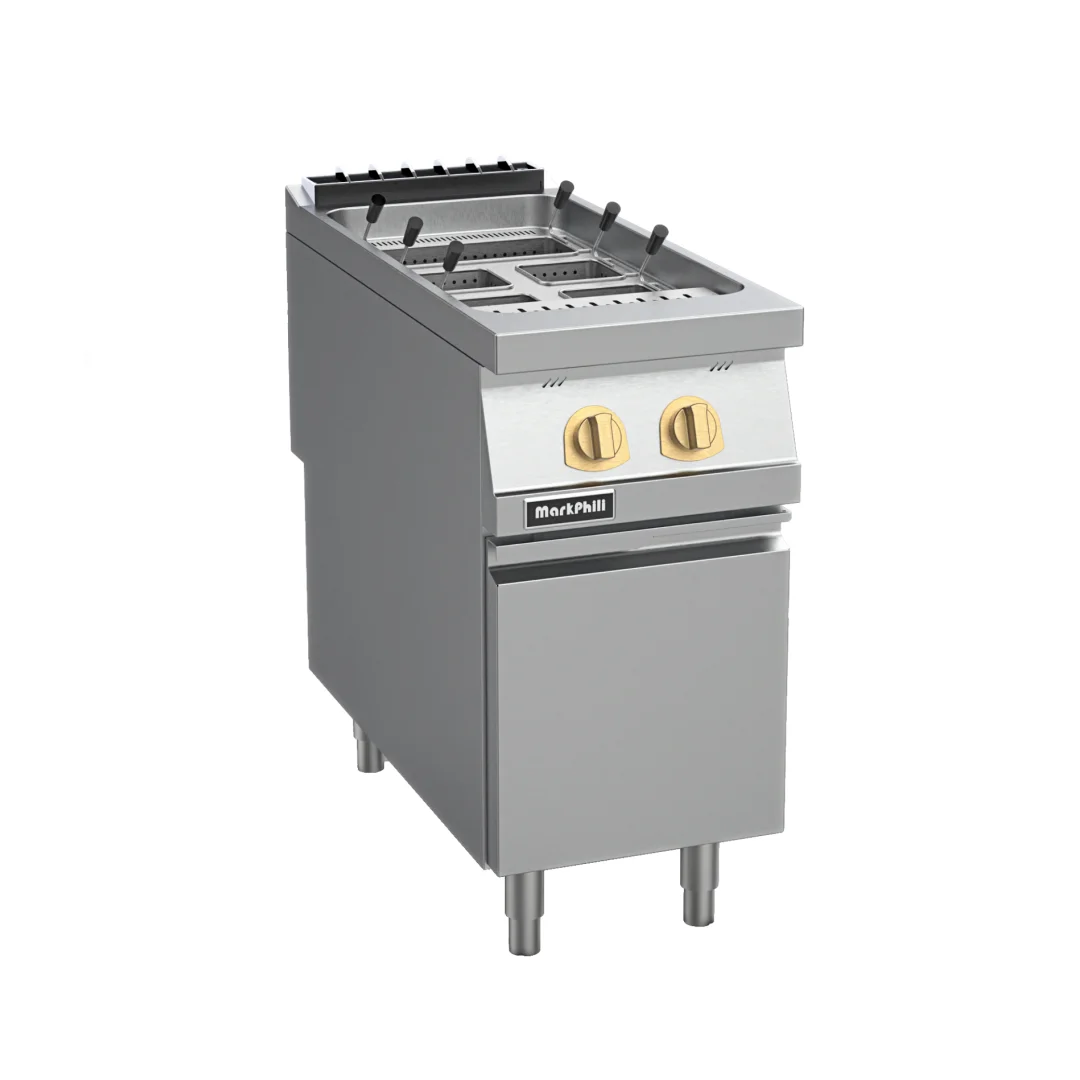 Professional Commercial Kitchen Equipment 2-Tank Gas Pasta Noodle Cooker Noodle Boiling Stove For Restaurant Use