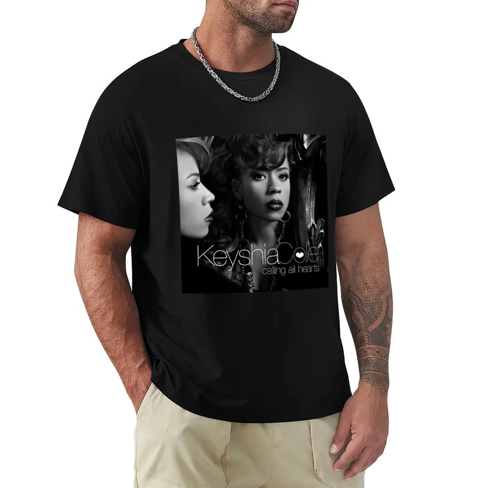 

Keyshia Cole calling all hearts T-Shirt Festival Casual Short Sleeve