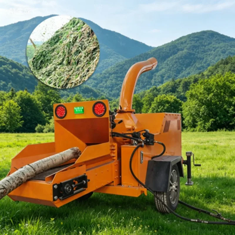 K-maxpower Hot Selling High Productive Wholesale 15HP Four Stroke CE Certificated Wood Chipper Shredder