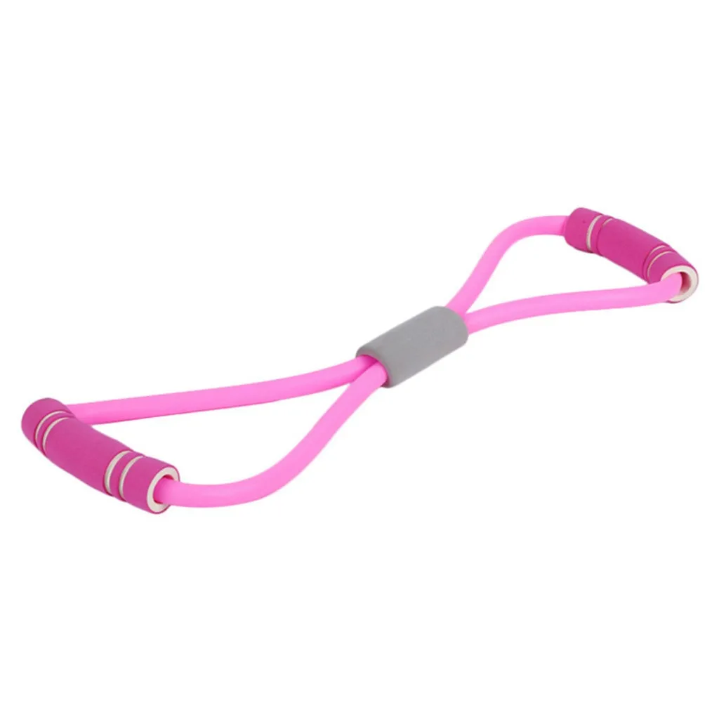 Expander Rope Sports Yoga 8 Word Chest Workout Gym Bands Elastic Elastic Band Resistance Slimming Accessories 8 Word Puller