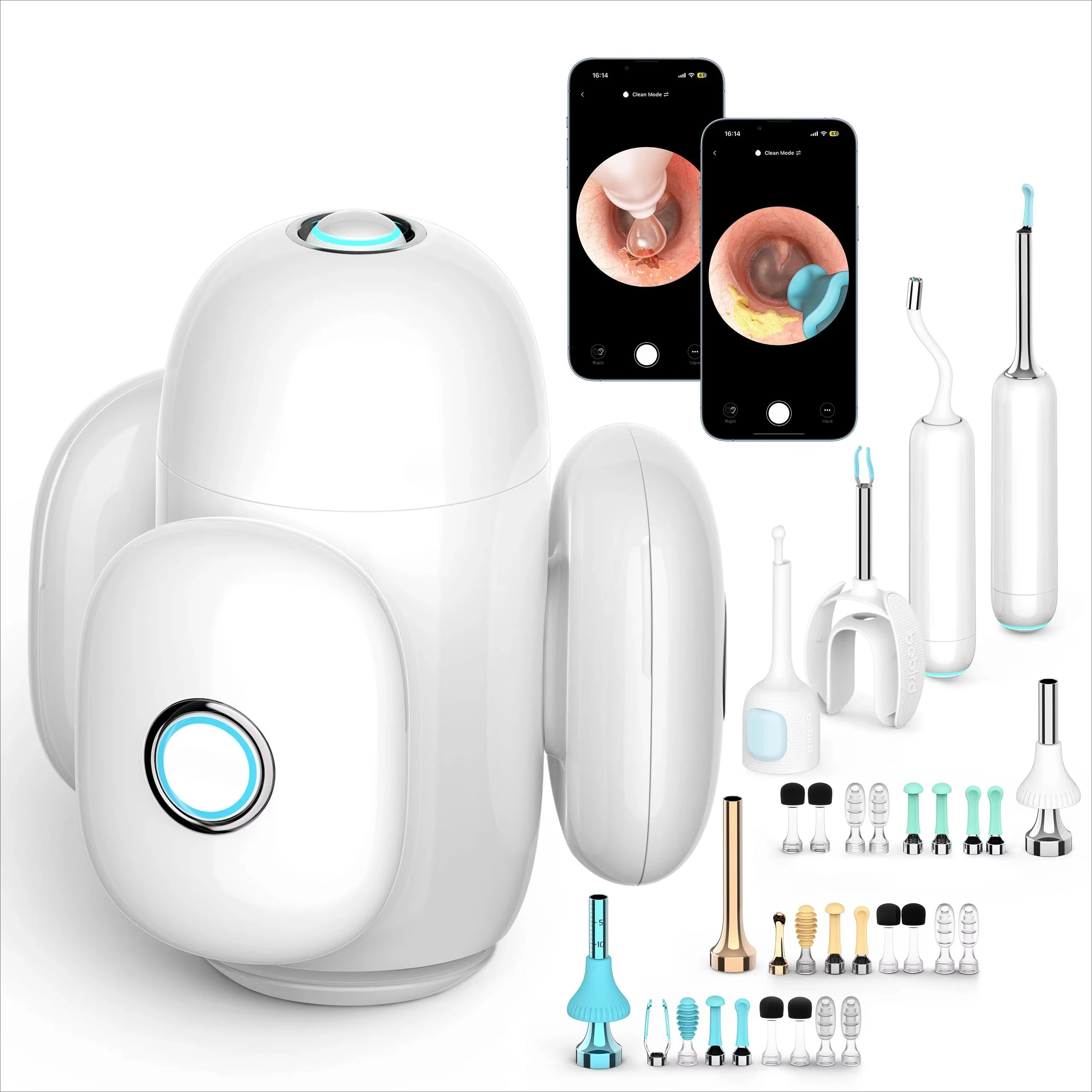 

H30S Ear Cleaning Camera Kids Adults Oldmen Dog Smart Kit Electric Wax Ear Cleaner with Camera