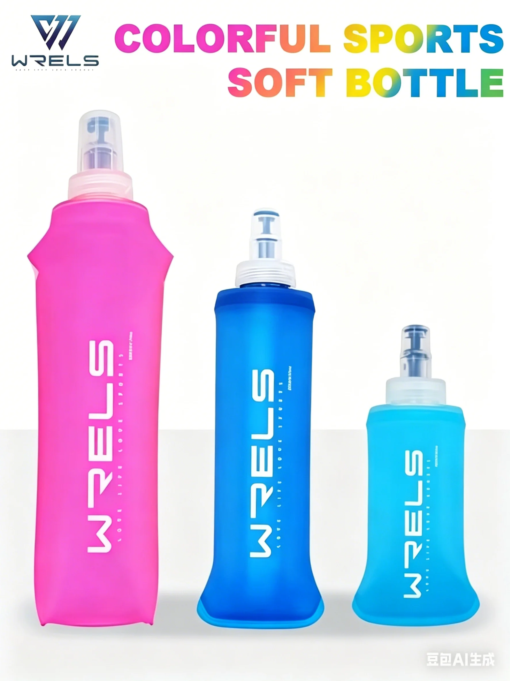 AliExpress NONE WRELS Portable Sports Soft Flask BPA-Free Running Cycling Water Bottle Outdoor Sports Marathon Folding Collapsible Water Bottle