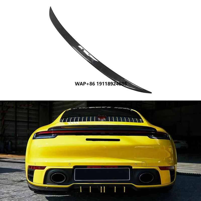 

2019-2024 Wet Carbon Mid Wing Carbon Fiber Sports Tail Upgrade Accessories Lightweight Precise Adaptation for PAG 911 992 New