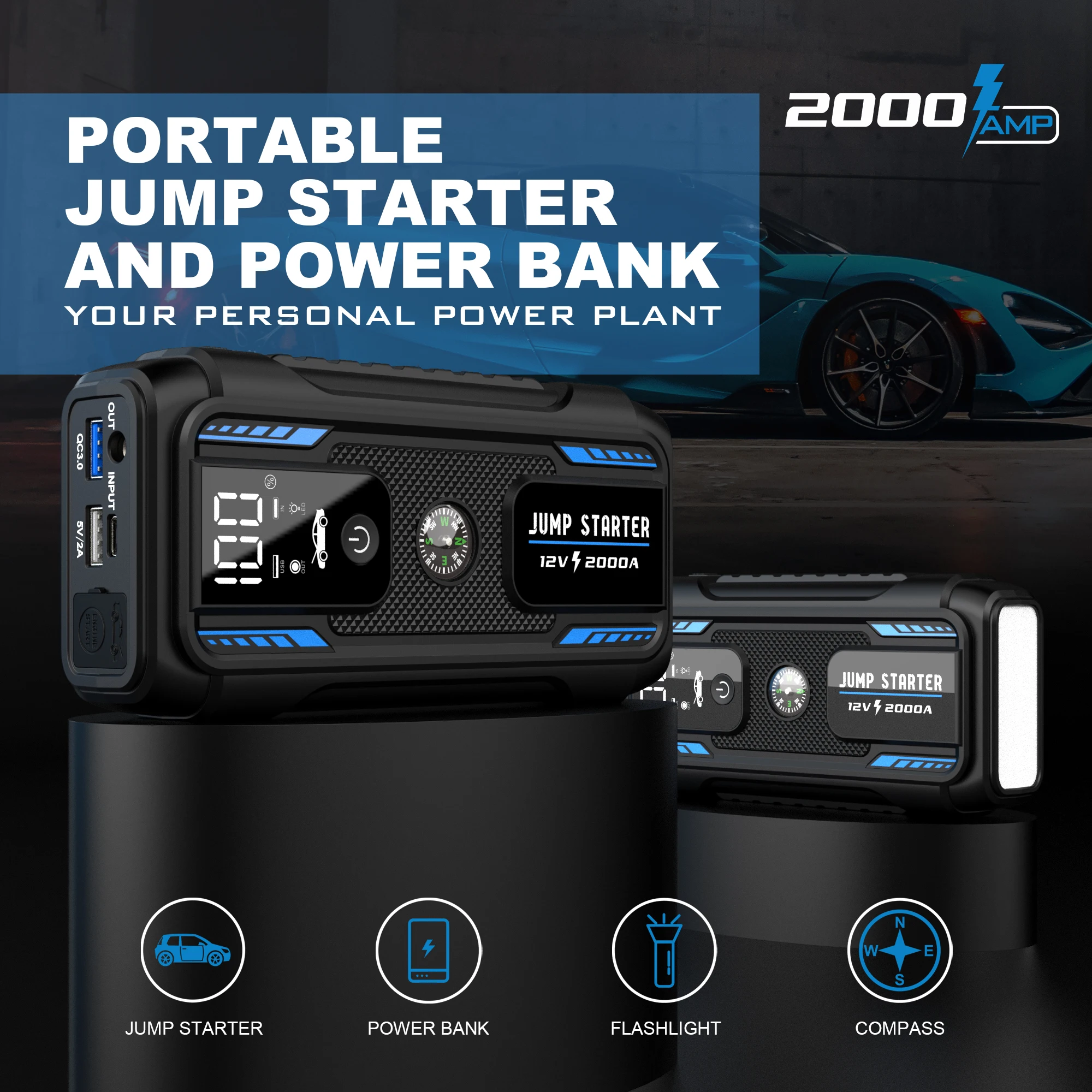 Démarreur de voiture portable - Power Tools Portable avis et prix