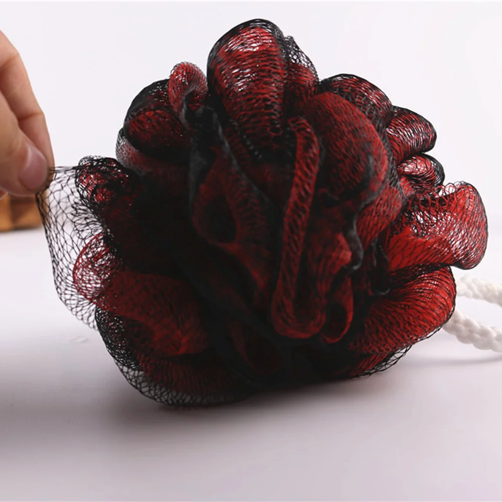 

5Pcs Colorful Mesh Bath Sponges 10x10x5cm Soft Pe Material Exfoliating Shower Ball for Gift Shower Ball Bath Sponge