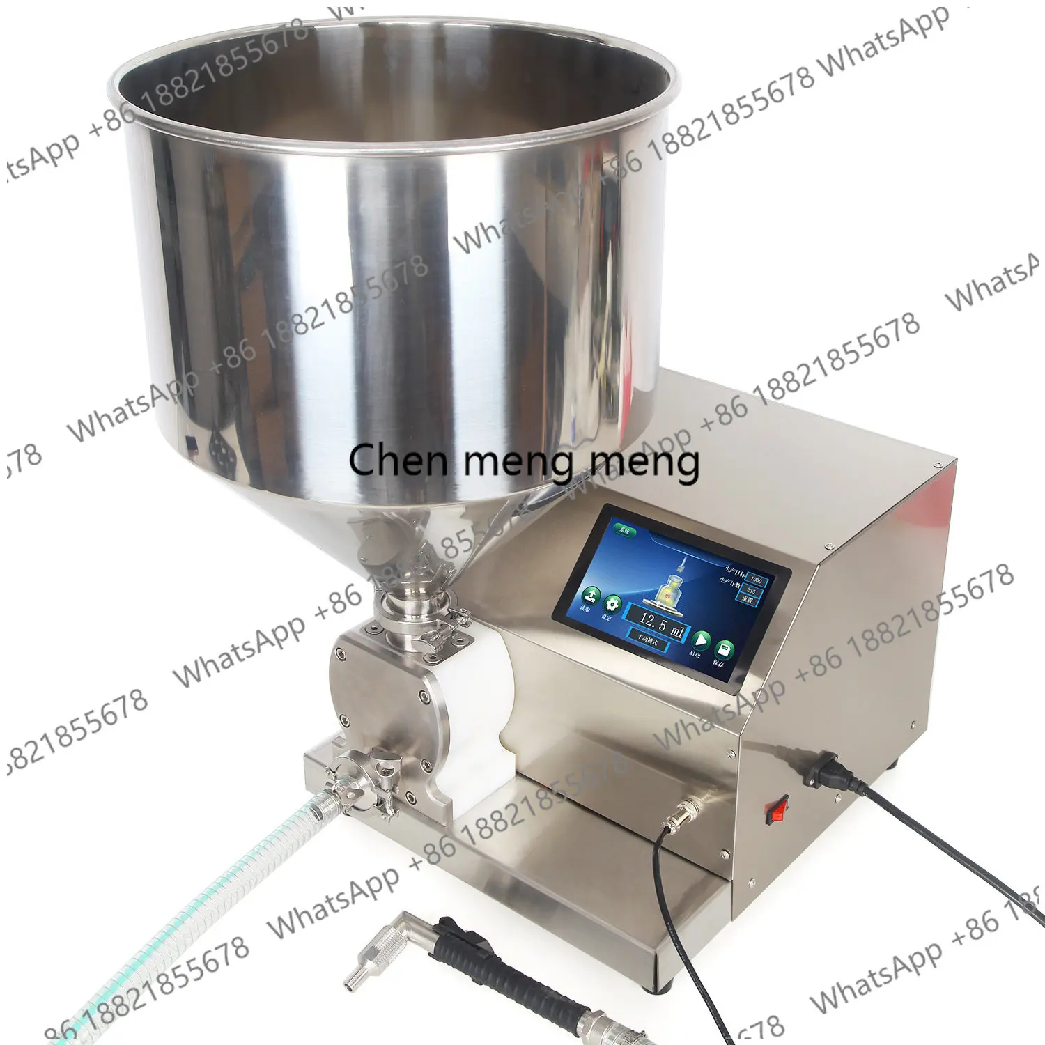 

Автоматическая машина для дозирования и нанесения жидкого начинки на выпечку (для покрытия тортов)