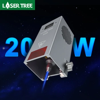 LASER TREE 20W Moduł lasera o mocy optycznej z dyszą wspomagającą powietrze Głowica laserowa diodowa do grawerowania CNC Narzędzia do majsterkowania