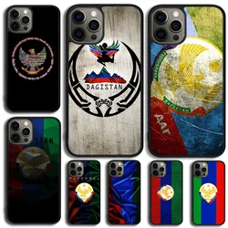 Dagestan National Flag Phone Case For iPhone 16 15 14 13 12 Mini 11 Pro Max Plus X XS Max XR Cover Shell coque