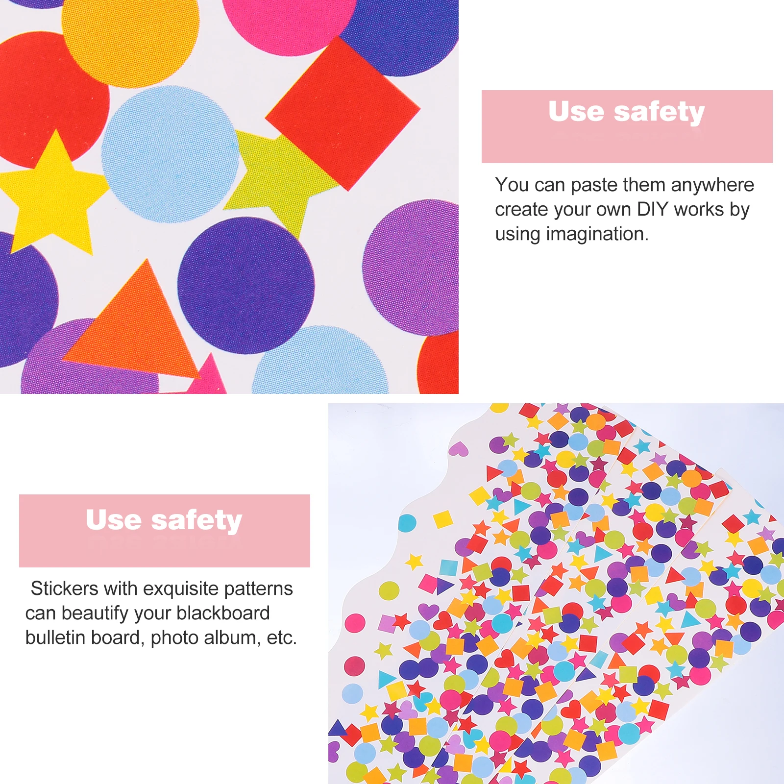 

70 Pcs Scrapbook Decorative Stickers Decoration Bulletin Borders Decals Office Blackboard